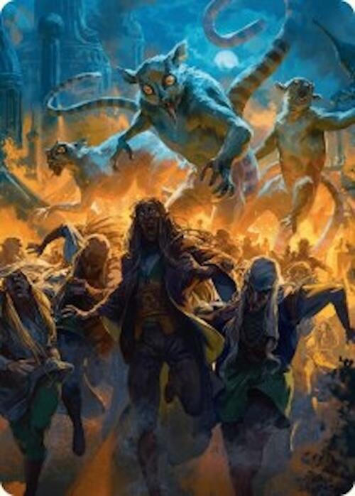 Preposterous Proportions Art Card (43/54) [Foundations Art Series] | Dumpster Cat Games