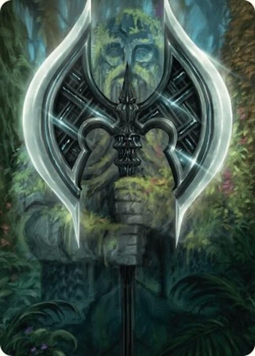 Leyline Axe Art Card (49/54) [Foundations Art Series] | Dumpster Cat Games