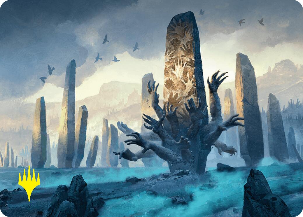 Soulstone Sanctuary Art Card (19/54) (Gold-Stamped Signature) [Foundations Art Series] | Dumpster Cat Games