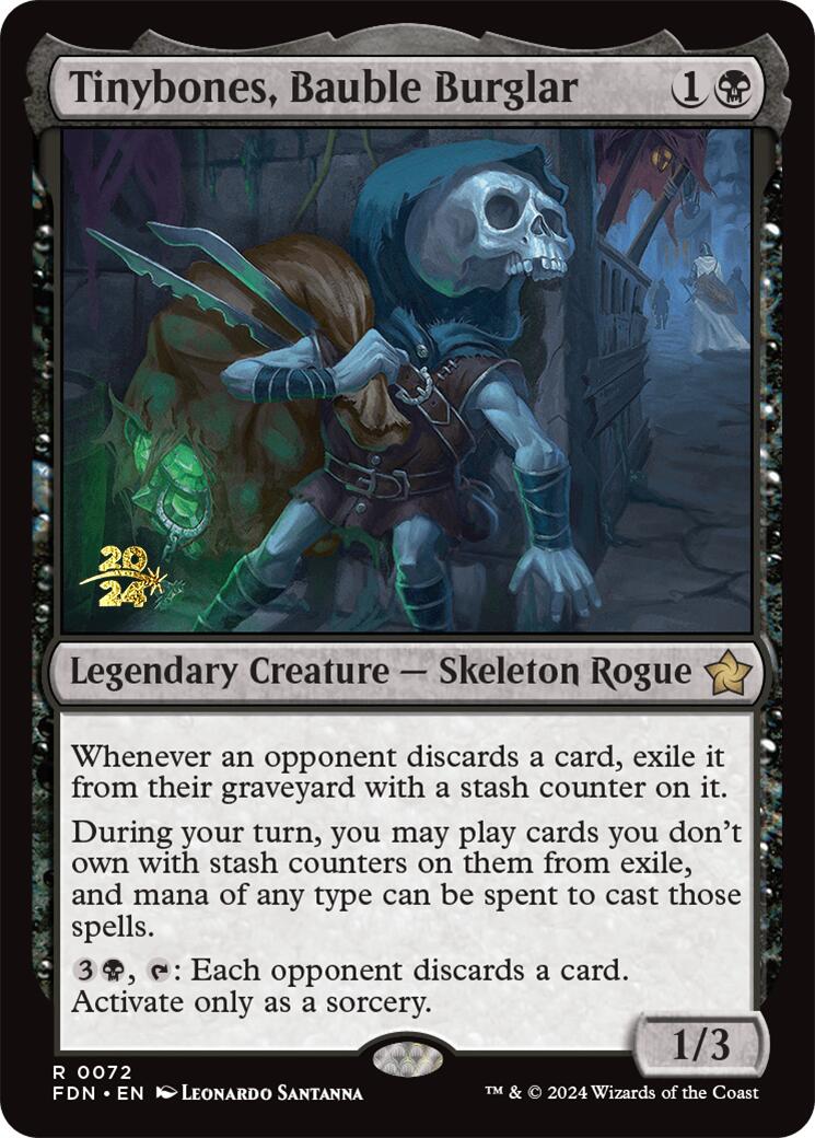 Tinybones, Bauble Burglar [Foundations Prerelease Promos] | Dumpster Cat Games