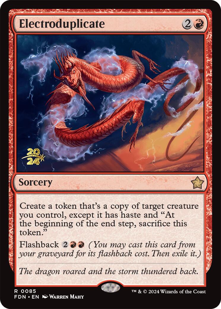 Electroduplicate [Foundations Prerelease Promos] | Dumpster Cat Games