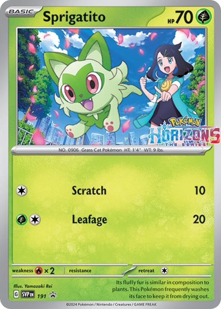 Sprigatito (191) [Scarlet & Violet: Black Star Promos] | Dumpster Cat Games