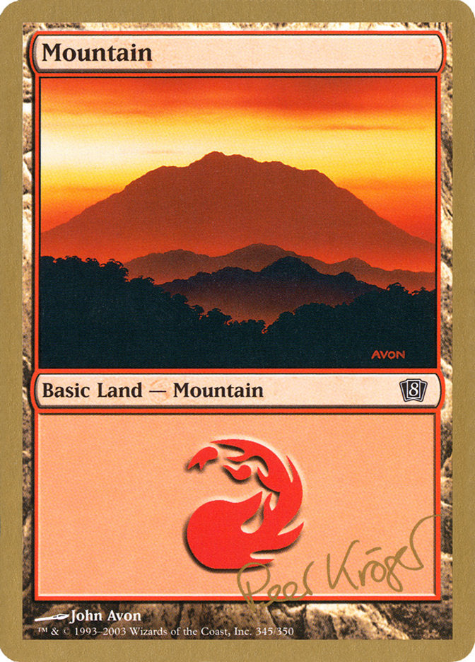 Mountain (pk345) (Peer Kroger) [World Championship Decks 2003] | Dumpster Cat Games