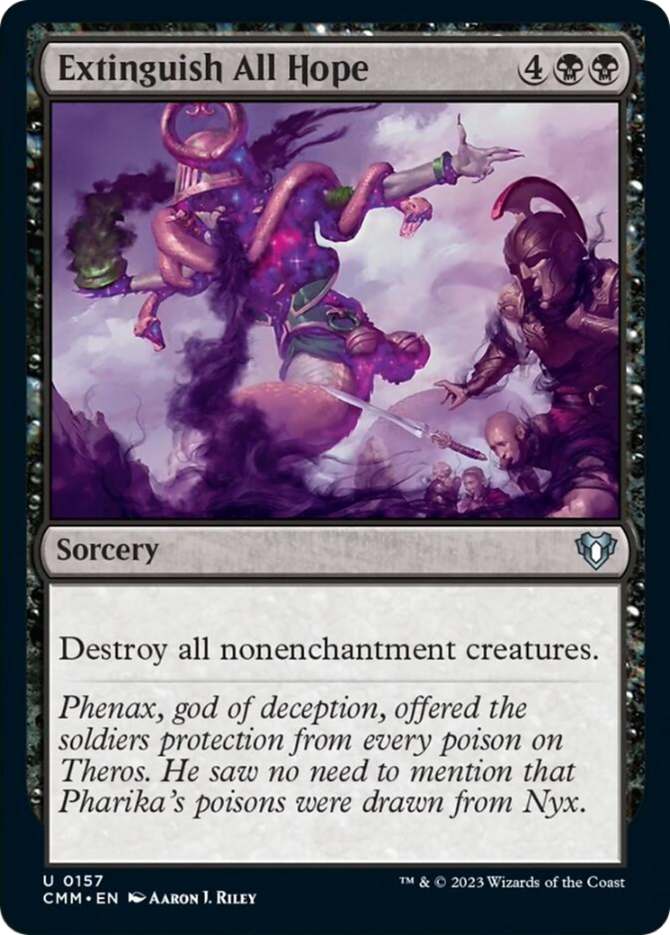Extinguish All Hope [Commander Masters] | Dumpster Cat Games