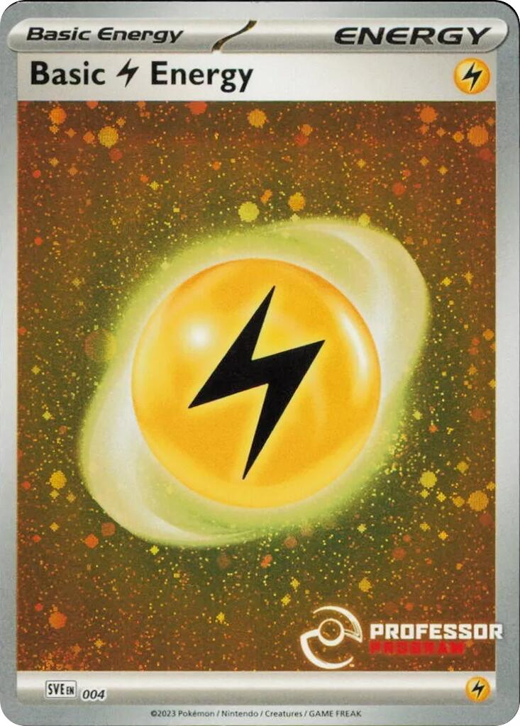 Lightning Energy (004) (2023) [Professor Program Promos] | Dumpster Cat Games
