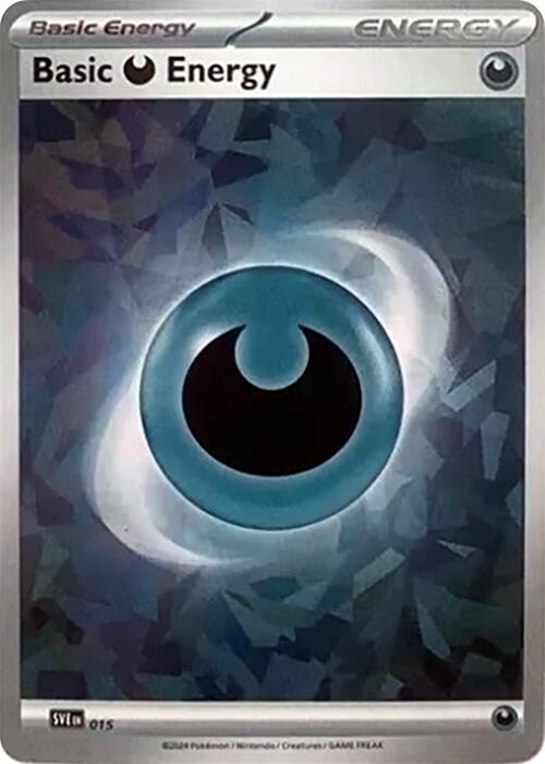 Basic Darkness Energy (015) (Cracked Ice Holo) [Scarlet & Violet: Stellar Crown] | Dumpster Cat Games