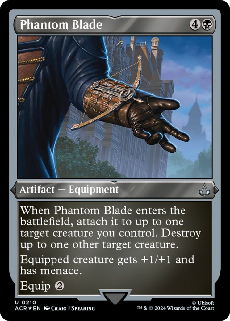 Phantom Blade (Foil Etched) [Assassin's Creed] | Dumpster Cat Games