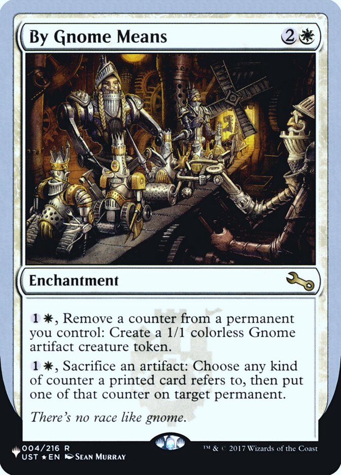 By Gnome Means (Unfinity Foil Edition) [The List] | Dumpster Cat Games