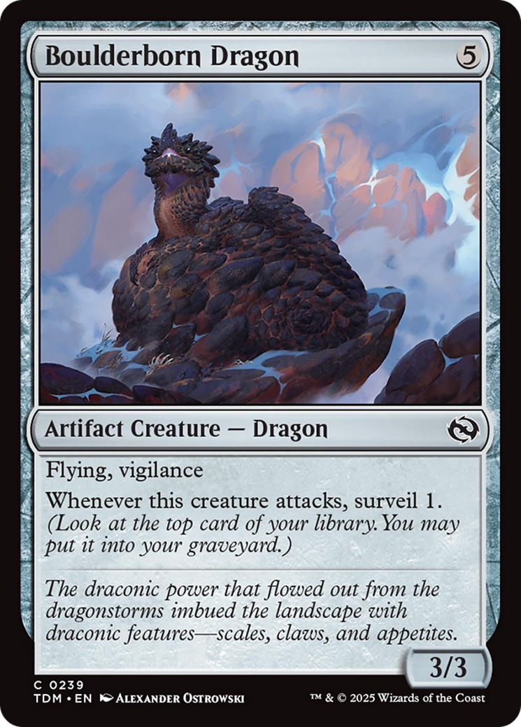 Boulderborn Dragon [Tarkir: Dragonstorm] | Dumpster Cat Games