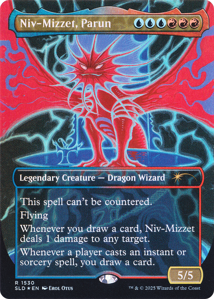Niv-Mizzet, Parun (Rainbow Foil) [Secret Lair Drop Series] | Dumpster Cat Games