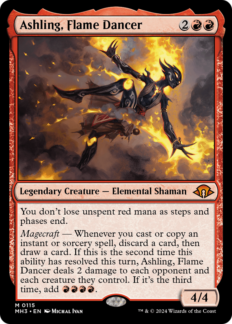 Ashling, Flame Dancer [Modern Horizons 3] | Dumpster Cat Games