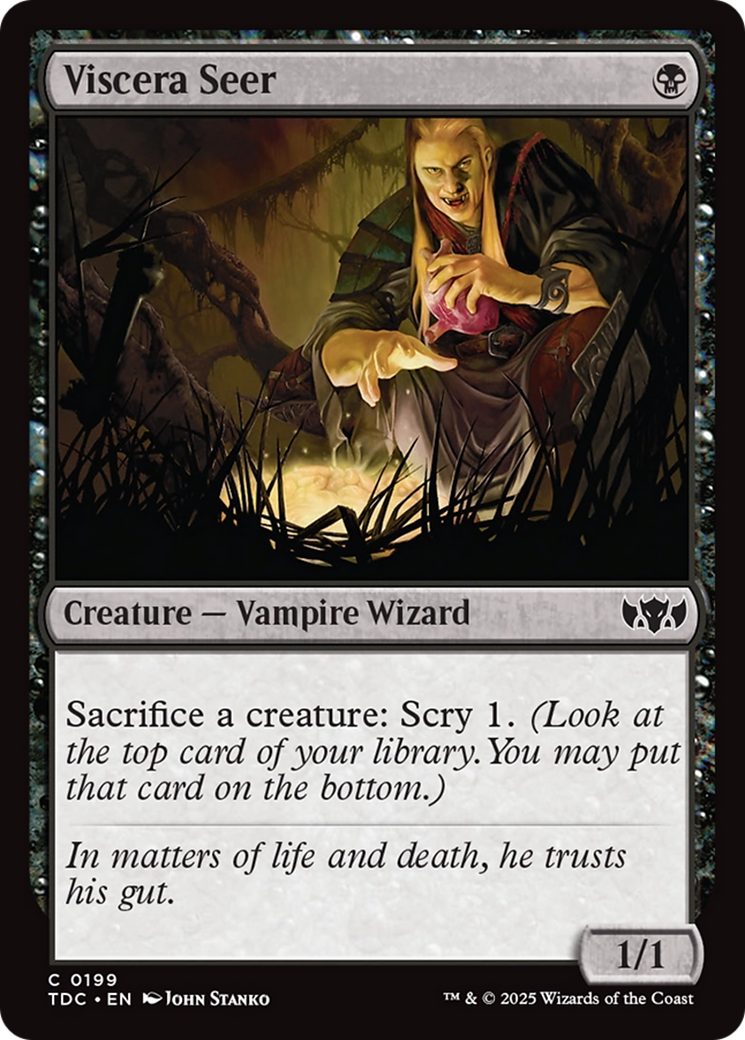 Viscera Seer [Tarkir: Dragonstorm Commander] | Dumpster Cat Games