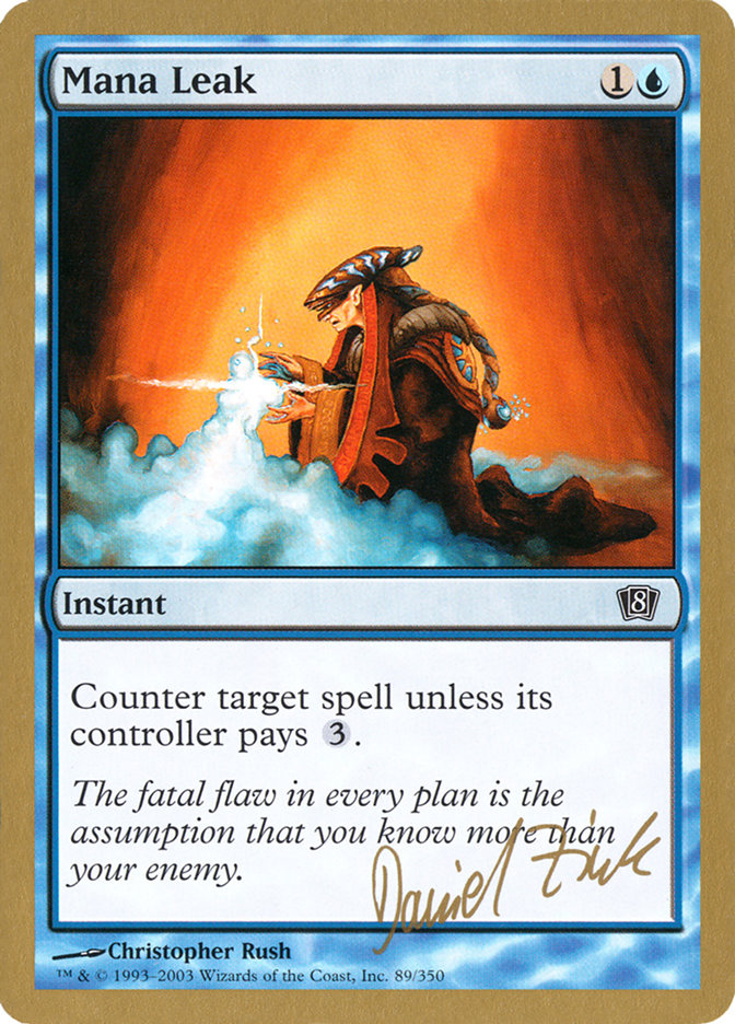 Mana Leak (Daniel Zink) [World Championship Decks 2003] | Dumpster Cat Games