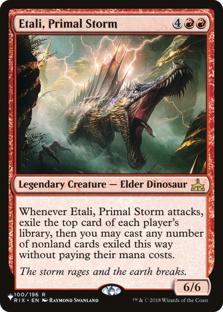 Etali, Primal Storm [The List] | Dumpster Cat Games