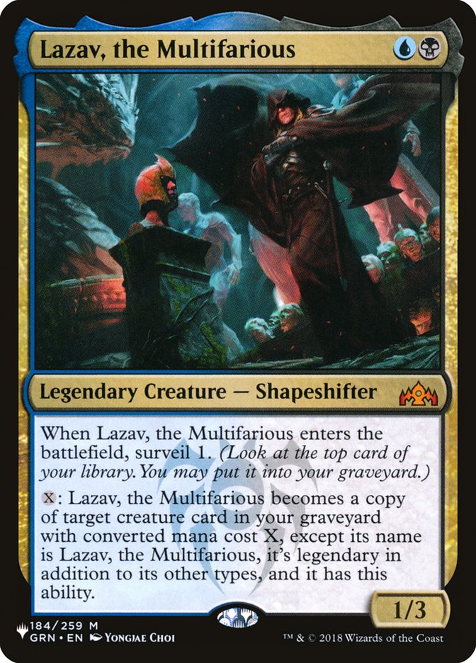 Lazav, the Multifarious [The List] | Dumpster Cat Games