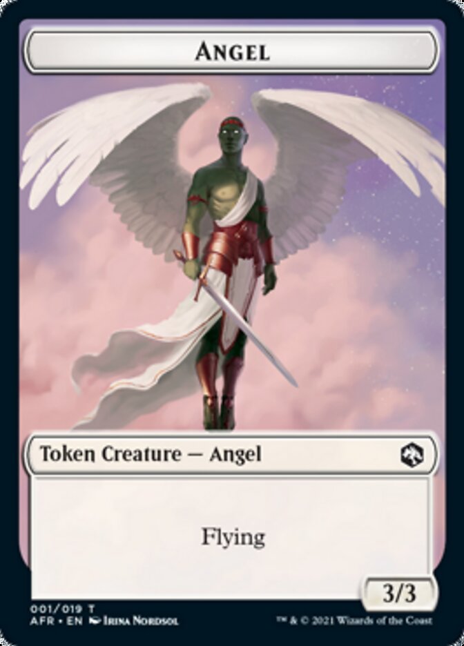 Devil // Angel Double-Sided Token [Dungeons & Dragons: Adventures in the Forgotten Realms Tokens] | Dumpster Cat Games
