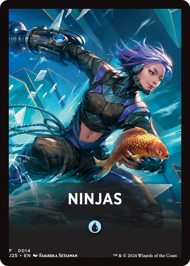 Ninjas Theme Card [Foundations Jumpstart Front Cards] | Dumpster Cat Games