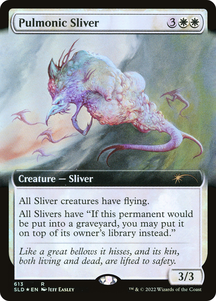 Pulmonic Sliver (Extended Art) [Secret Lair Drop Promos] | Dumpster Cat Games