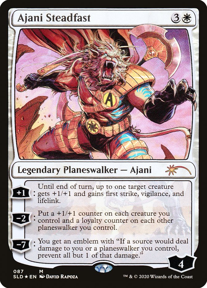 Ajani Steadfast [Secret Lair Drop Series] | Dumpster Cat Games