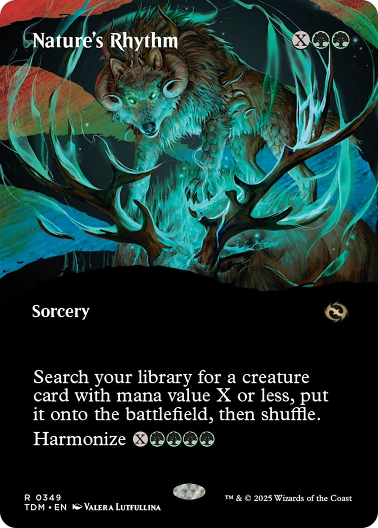 Nature's Rhythm (Borderless) [Tarkir: Dragonstorm] | Dumpster Cat Games