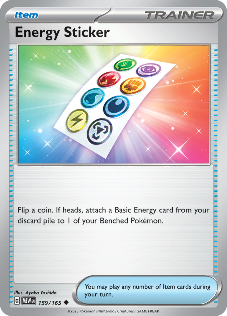 Energy Sticker (159/165) [Scarlet & Violet 151] | Dumpster Cat Games