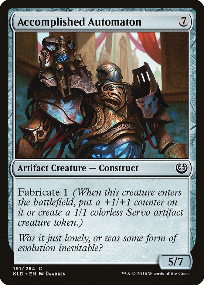 Accomplished Automaton [Kaladesh] | Dumpster Cat Games