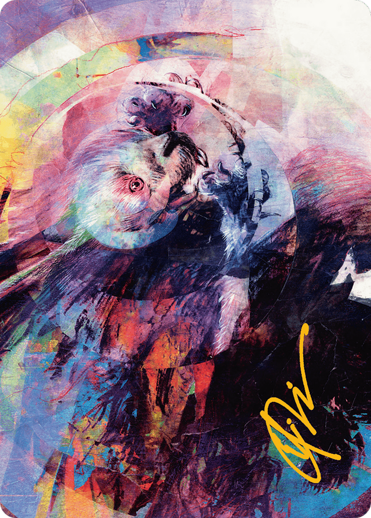 Psychic Whorl Art Card (Gold-Stamped Signature) [Bloomburrow Art Series] | Dumpster Cat Games