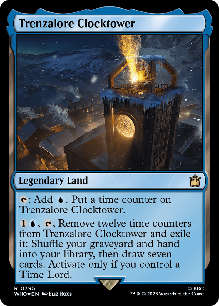 Trenzalore Clocktower (Surge Foil) [Doctor Who] | Dumpster Cat Games