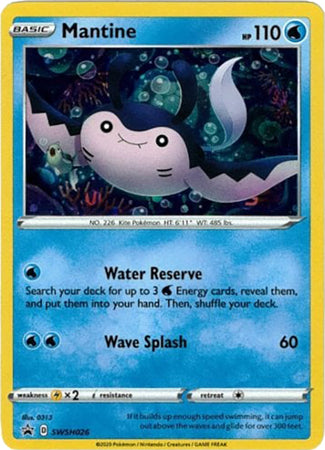 Mantine (SWSH026) [Sword & Shield: Black Star Promos] | Dumpster Cat Games