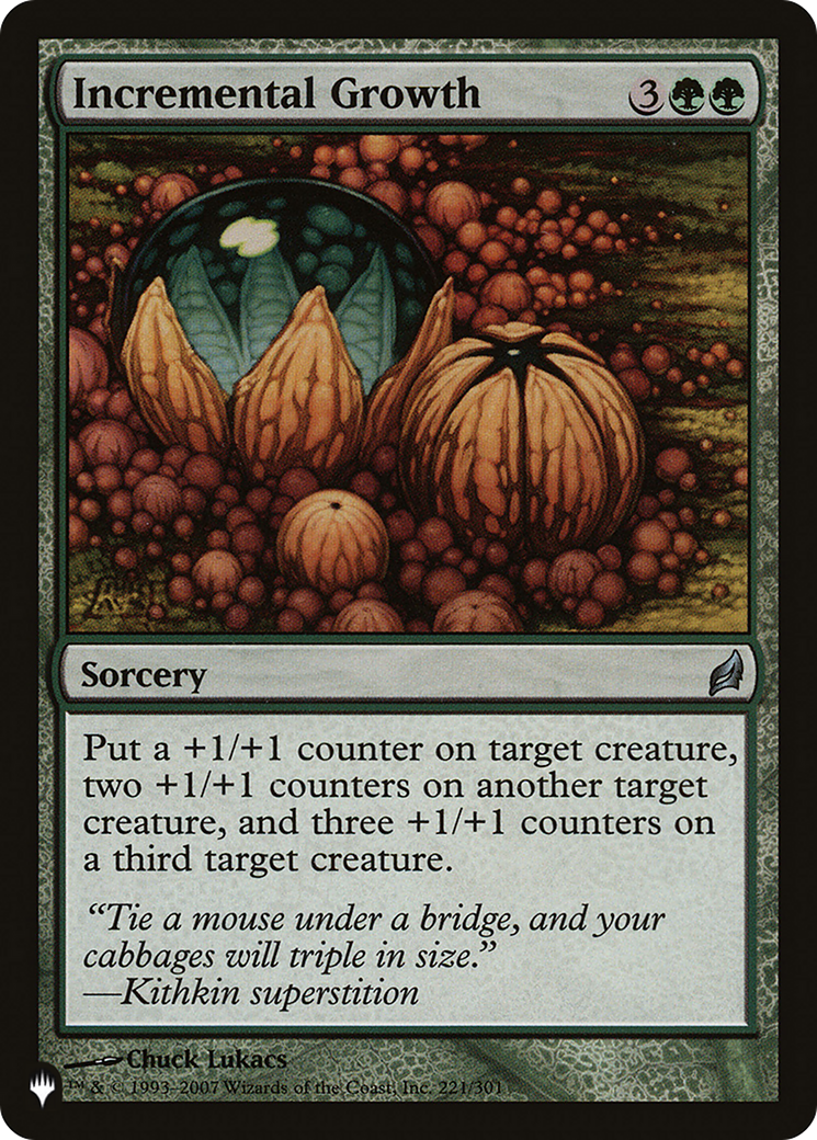 Incremental Growth [The List] | Dumpster Cat Games