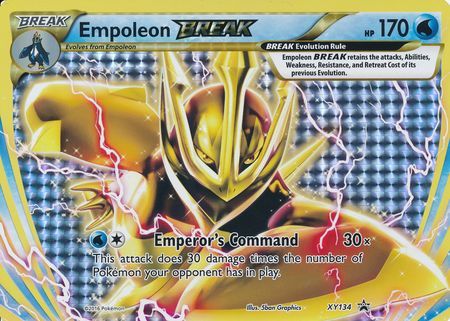 Empoleon BREAK (XY134) (Jumbo Card) [XY: Black Star Promos] | Dumpster Cat Games