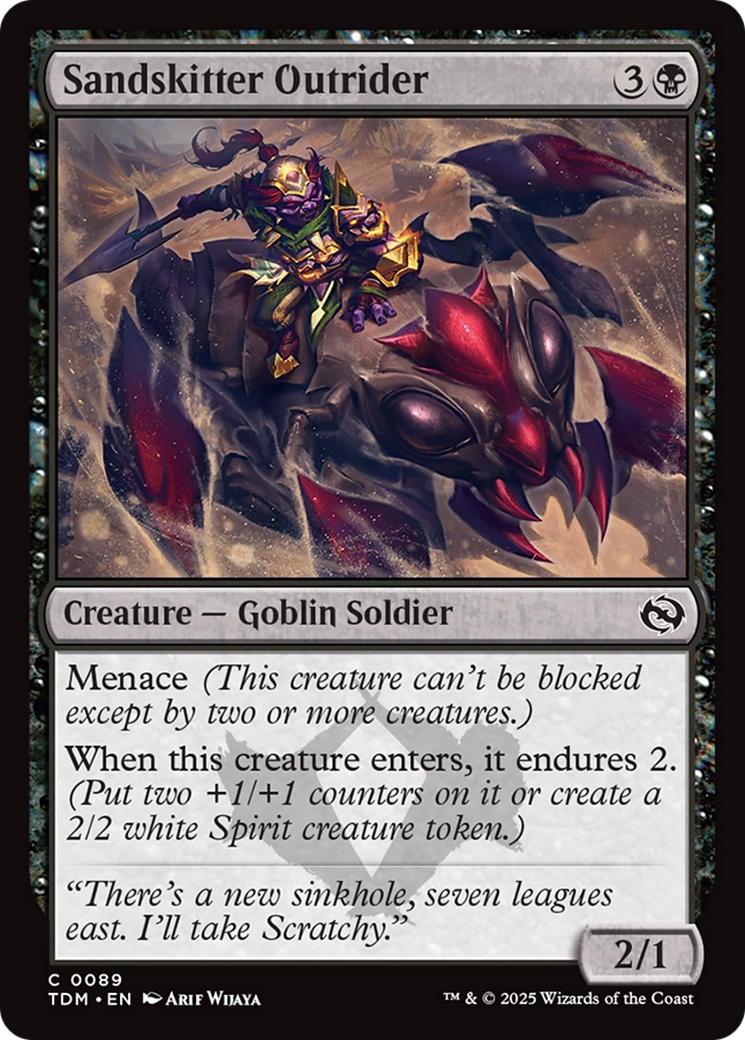 Sandskitter Outrider [Tarkir: Dragonstorm] | Dumpster Cat Games