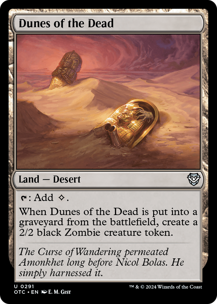 Dunes of the Dead [Outlaws of Thunder Junction Commander] | Dumpster Cat Games
