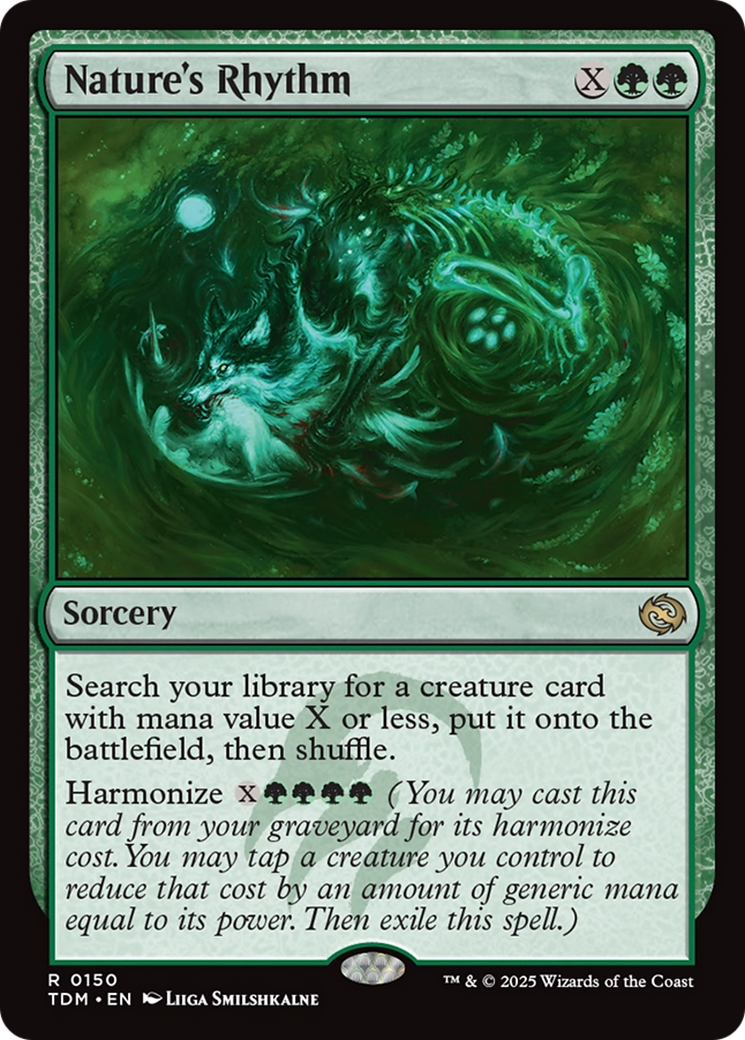 Nature's Rhythm [Tarkir: Dragonstorm] | Dumpster Cat Games