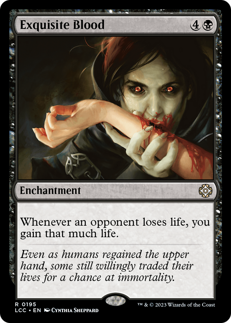 Exquisite Blood [The Lost Caverns of Ixalan Commander] | Dumpster Cat Games