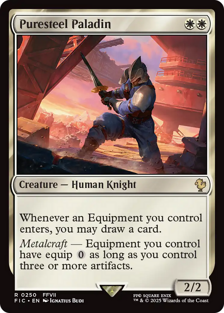 Puresteel Paladin [FINAL FANTASY Commander] | Dumpster Cat Games
