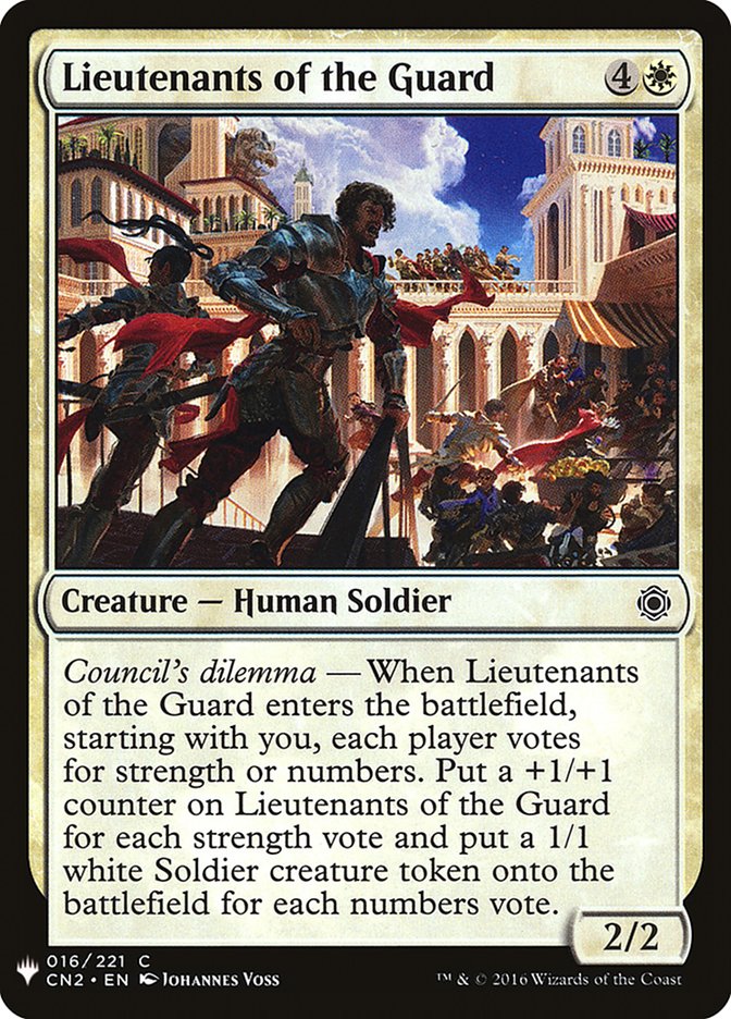 Lieutenants of the Guard [Mystery Booster] | Dumpster Cat Games