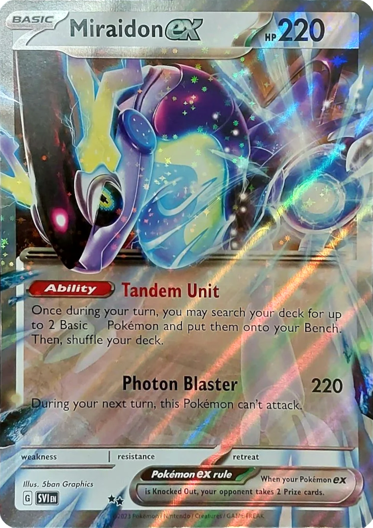Miraidon ex (Unnumbered) (Jumbo Card) [Scarlet & Violet: Base Set] | Dumpster Cat Games