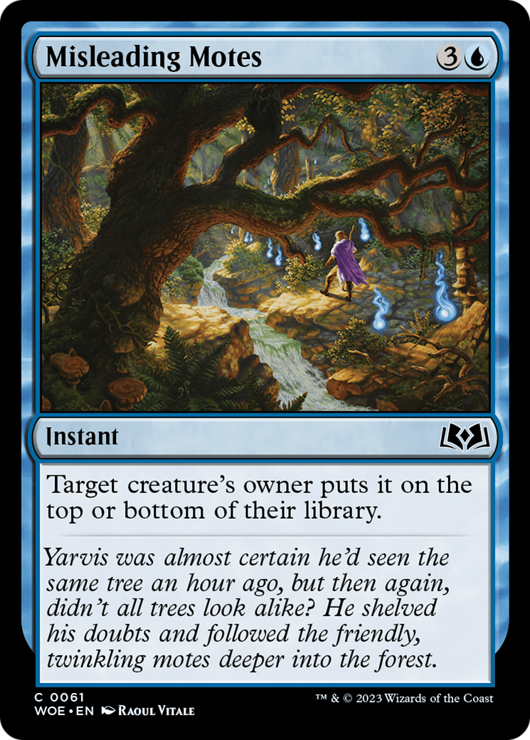 Misleading Motes [Wilds of Eldraine] | Dumpster Cat Games