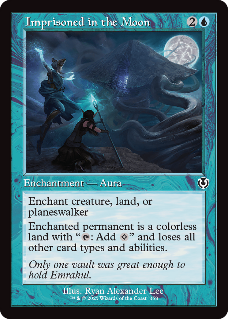 Imprisoned in the Moon (Retro Frame) [Innistrad Remastered] | Dumpster Cat Games
