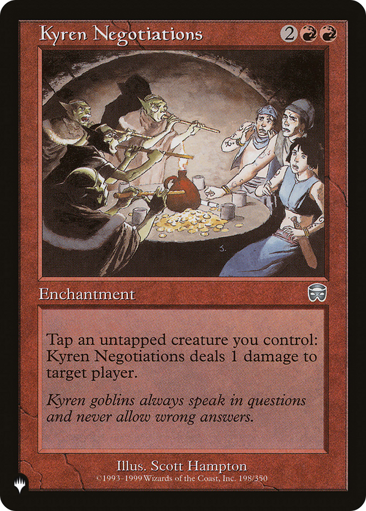 Kyren Negotiations [The List] | Dumpster Cat Games