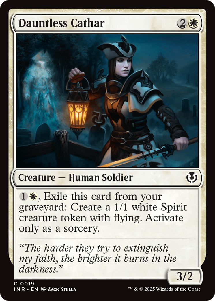 Dauntless Cathar [Innistrad Remastered] | Dumpster Cat Games