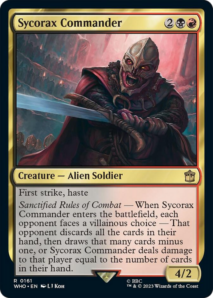 Sycorax Commander [Doctor Who] | Dumpster Cat Games