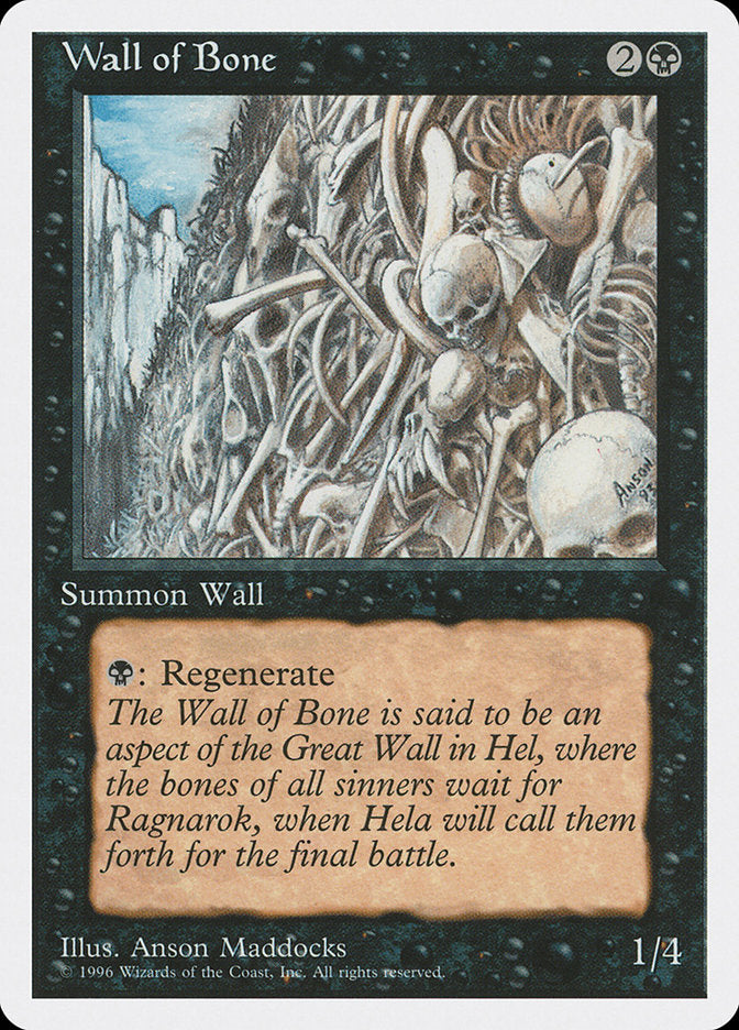 Wall of Bone [Introductory Two-Player Set] | Dumpster Cat Games