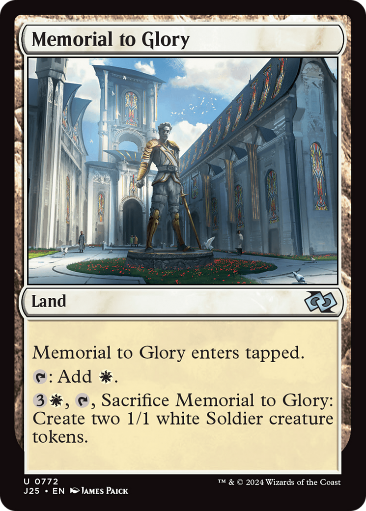 Memorial to Glory [Foundations Jumpstart] | Dumpster Cat Games