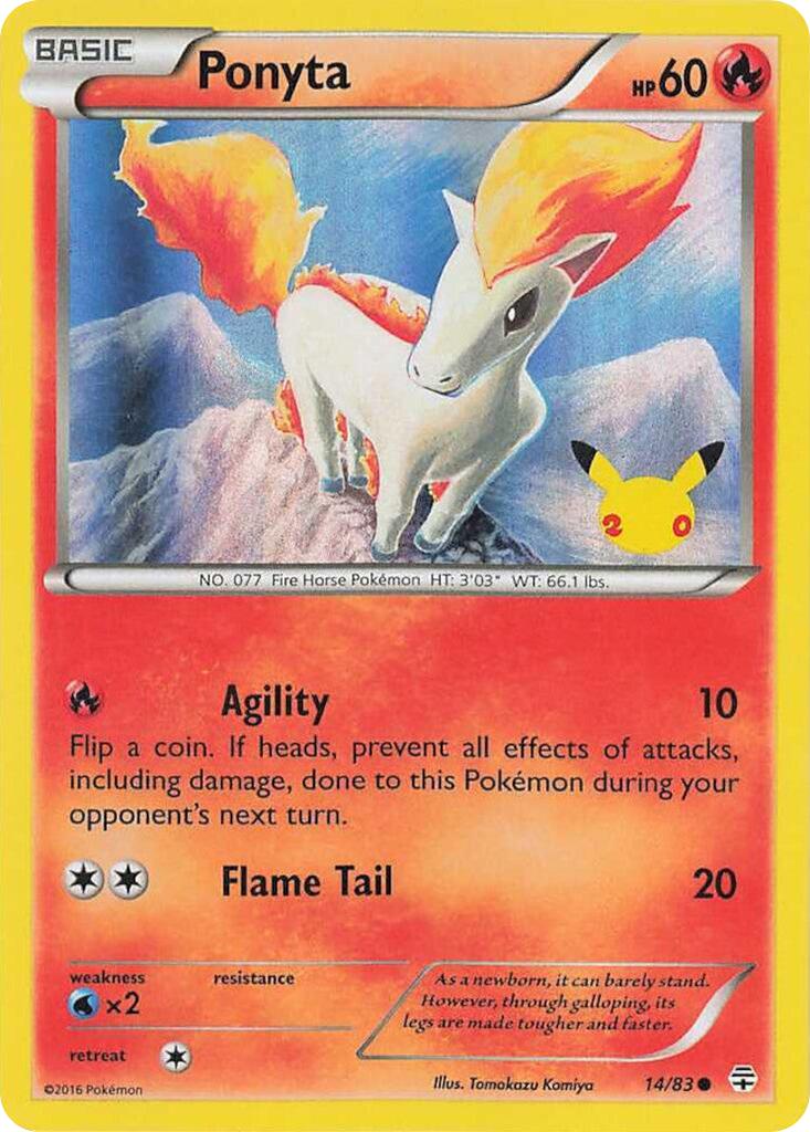 Ponyta (014/083) [Celebrations: 25th Anniversary] | Dumpster Cat Games