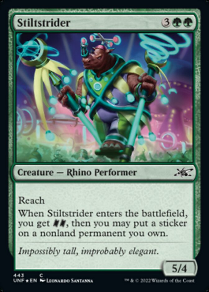 Stiltstrider (Galaxy Foil) [Unfinity] | Dumpster Cat Games