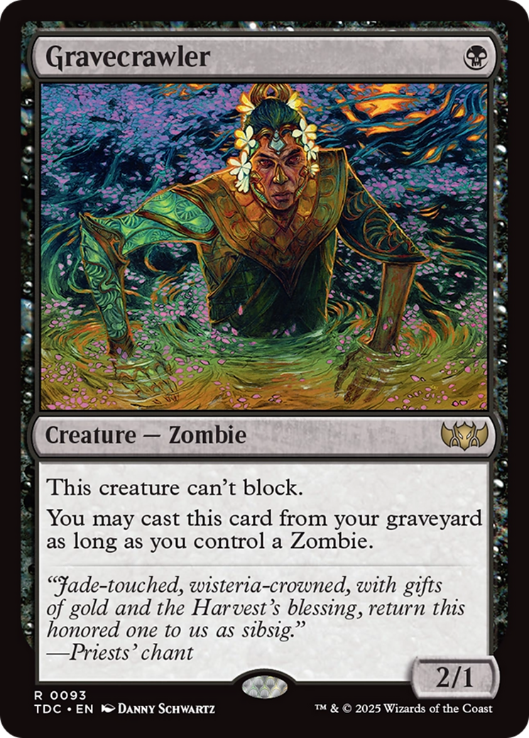 Gravecrawler [Tarkir: Dragonstorm Commander] | Dumpster Cat Games