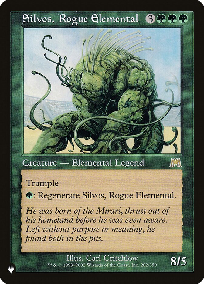 Silvos, Rogue Elemental [The List] | Dumpster Cat Games
