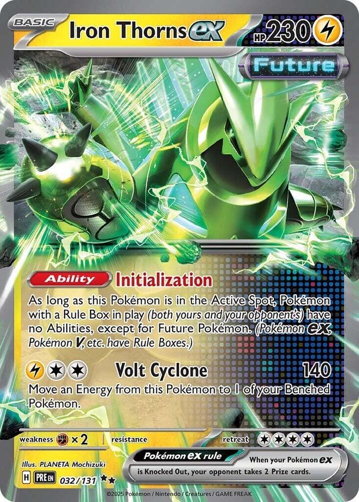Iron Thorns ex (032/131) [Scarlet & Violet: Prismatic Evolutions] | Dumpster Cat Games